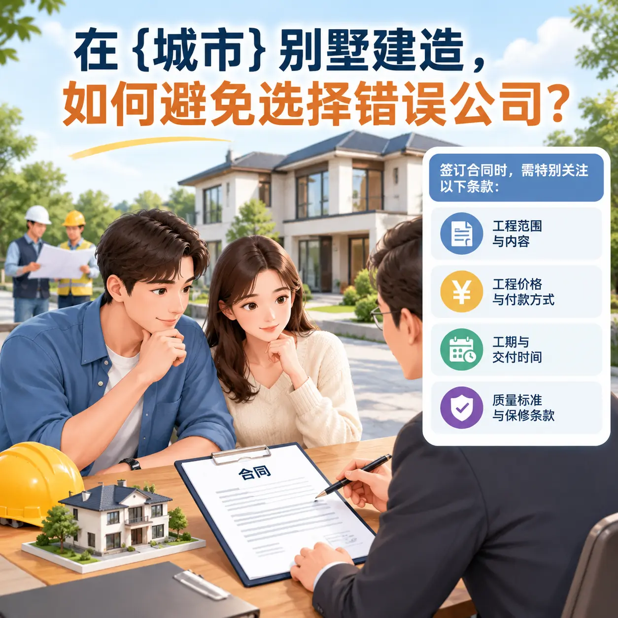 在 观山湖 别墅建造，如何避免选择错误公司？