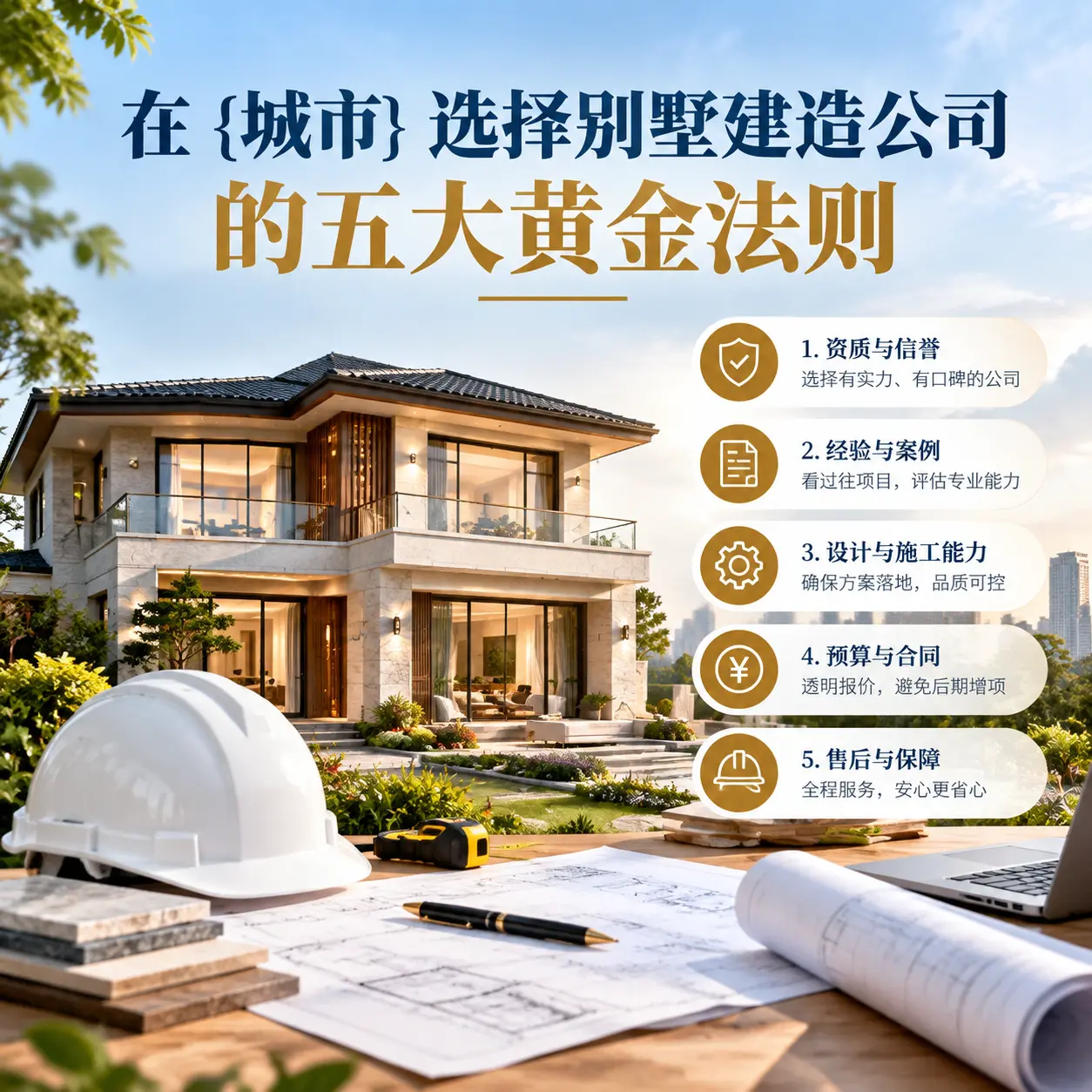 在 观山湖 选择别墅建造公司的五大黄金法则