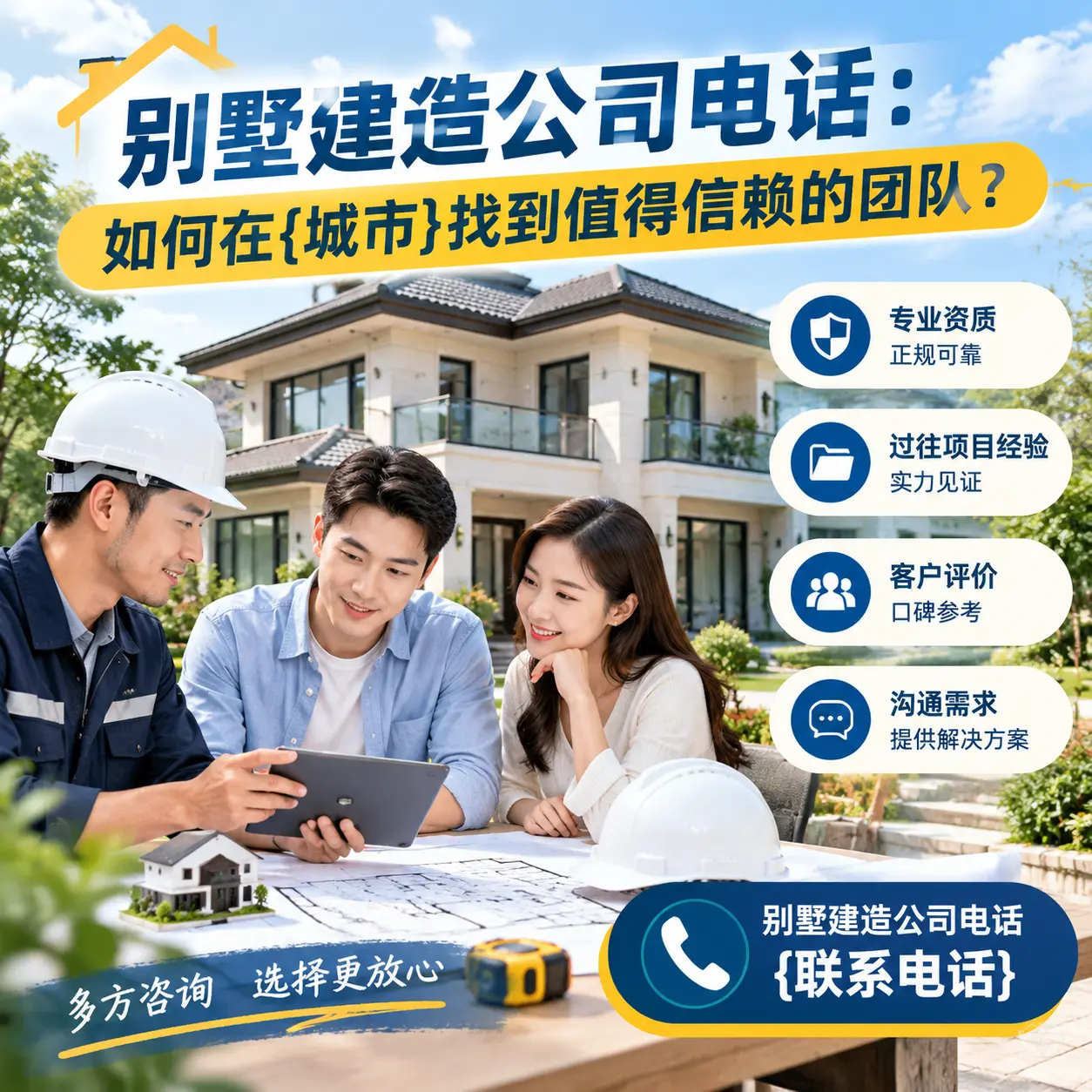 别墅建造公司电话：如何在观山湖找到值得信赖的团队？
