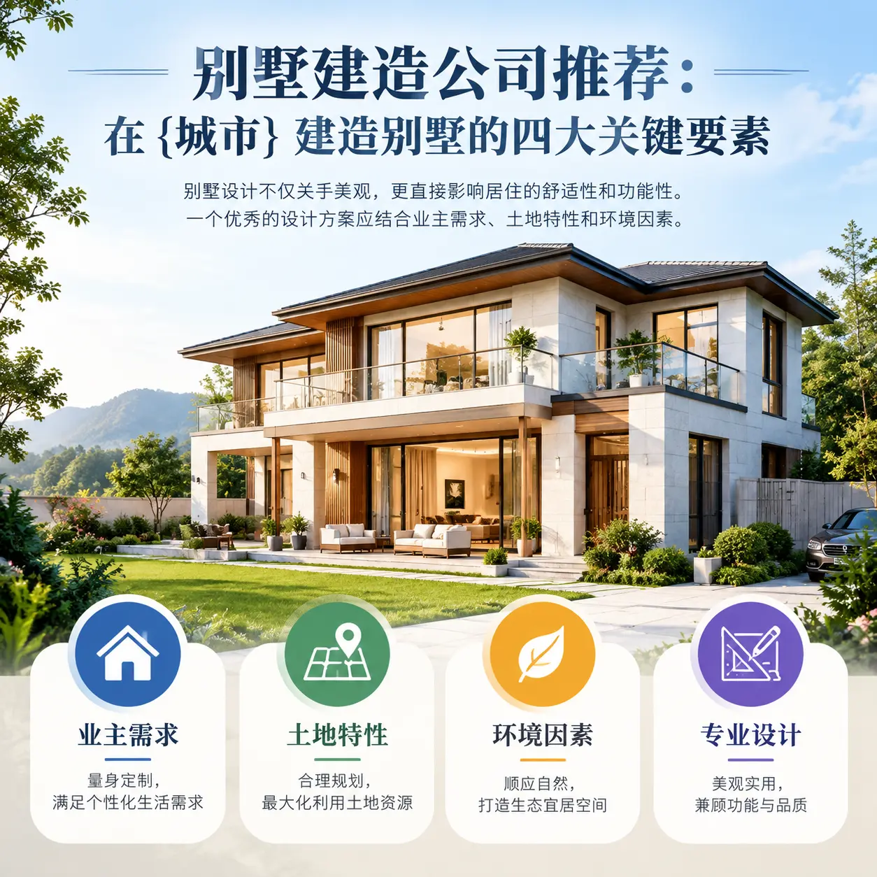 别墅建造公司推荐：在 观山湖 建造别墅的四大关键要素