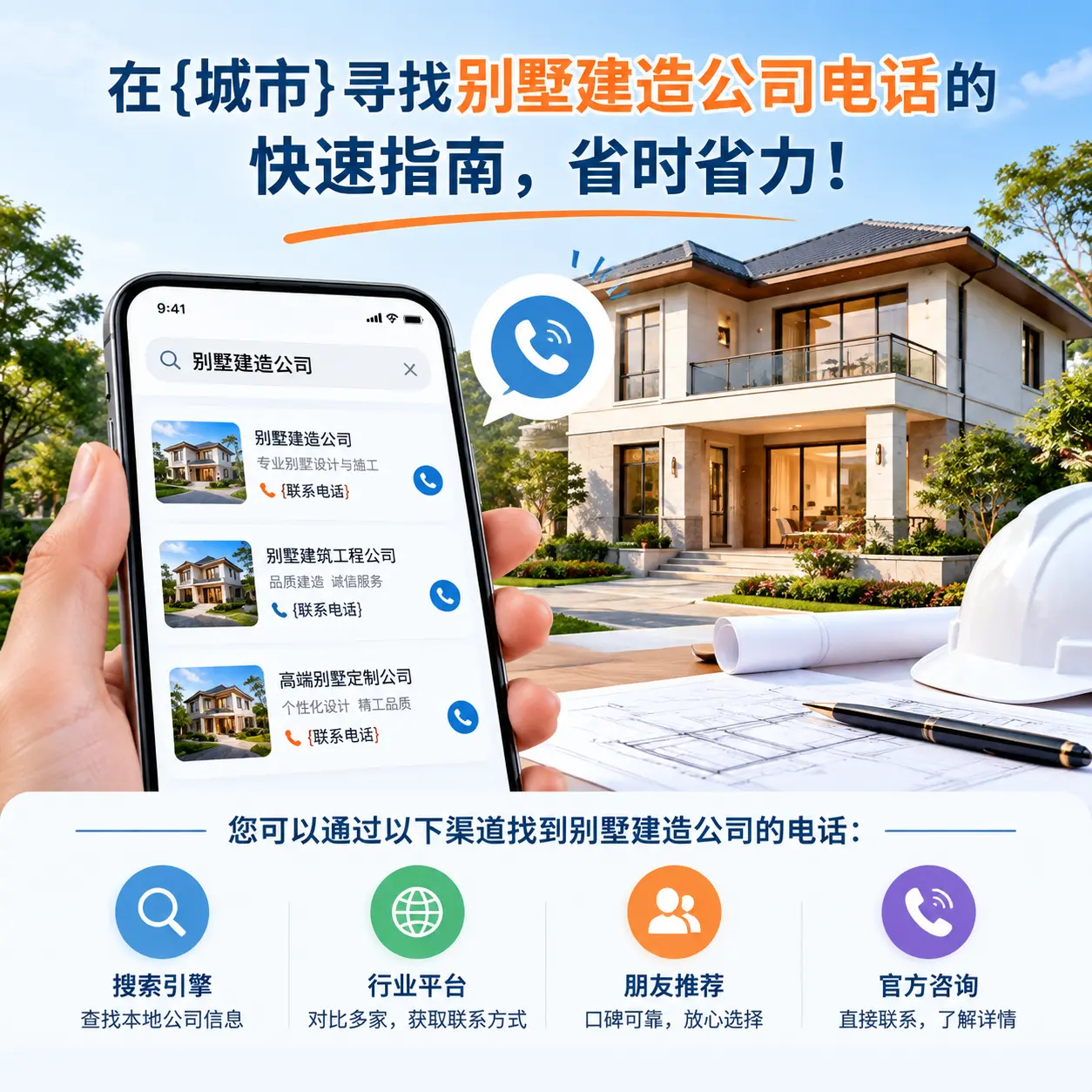 在观山湖寻找别墅建造公司电话的快速指南，省时省力！