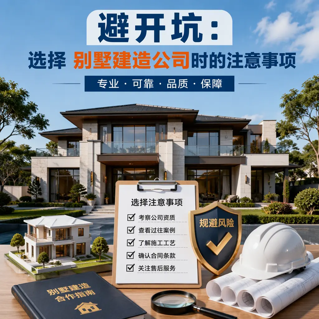避开坑：选择 观山湖 别墅建造公司时的注意事项